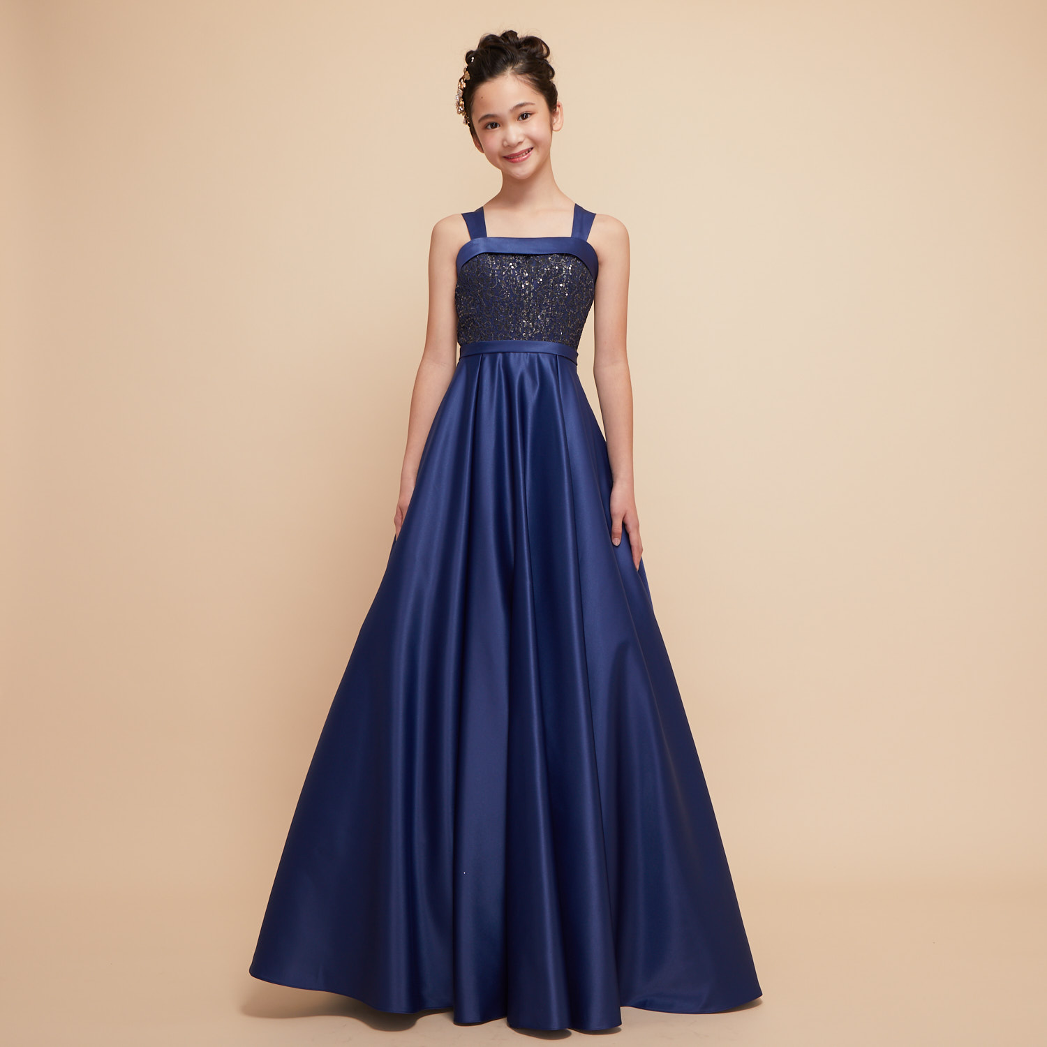 ANNABEL　アナベル　クラシックレースワインカラージュニアドレス　140cm 1209163907_61b1b29b2c7f9.jpg