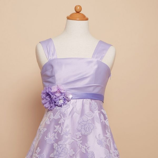 ドリーミーレインボーチュールライラックジュニアドレス