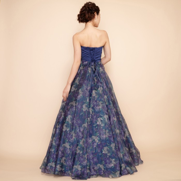 ANNABELLE ロングドレス パープル×ブルー ステージ 衣装 結婚式 ANNABELLE ロングドレス パープル×ブルー ステージ 衣装 結婚式